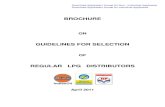 Selection Guidelines for Regular LPG Distributorship April 2011