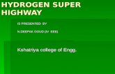 Hydrogen Super Highwngfcay Seminar Report
