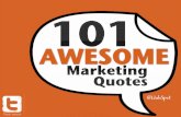 101 Marketing Quotes June 2011