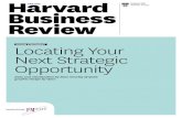 Locating Your Next Strategic Opportunity