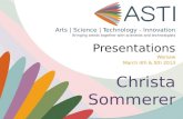 ASTI Presentations - Christa Sommerer