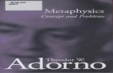 Adorno Metaphysics