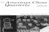 American Chess Quarterly Vol 1 Number 1 Summer 1961)