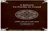 A Return to Purity in Creed - Abu Hamid Al Ghazzali