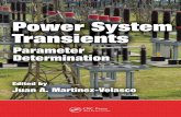 Power System Transients parameter determination