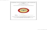 [VTUWORLD]7th Sem Power Electronics Lab Manual
