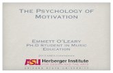 Psychology of Motivation Slides