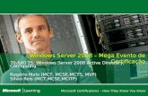 Microsoft Certifications – How They Know You Know Windows Server 2008 – Mega Evento de Certificação 70-640 TS: Windows Server 2008 Active Directory, Configuring.