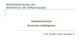 Prof. Afranio Lamy Spolador Jr. Administração de Sistemas de Informação Datawarehouse Business Intelligence.