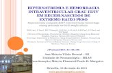 HIPERNATREMIA E HEMORRAGIA INTRAVENTRICULAR GRAU III/IV EM RECÉM-NASCIDOS DE EXTREMO BAIXO PESO Hypernatremia and grade III/IV intraventricular hemorrhage.