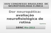 XXIV CONGRESSO BRASILEIRO DE NEUROFISIOLOGIA CLINICA Dor neuropática: avaliação neurofisiológica de rotina Garbino SBNC Rio 2013.