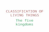 CLASSIFICATION OF LIVING THINGS.ppt