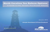 North Carolina Tax Reform Options: A Guide to Fair, Simple, Pro-Growth Reform