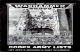 Warhammer 40k - Rulebook - Codex Army Lists - 2nd Edition