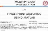 Fingerprint Recognition using Matlab
