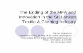Sri Lanka Apparel Industry