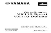 SERVICE MANUAL WATERCRAFT VX1100