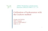 07 Hydrometers Calibration Cuckow's Method_Claude Jacques