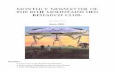 The Blue Mountains UFO Research Club Newsletter - June 2010