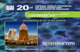 A4M 20th Annual World Congress Schedule Vegas Dec 2012