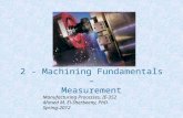 2 Machining Measurement