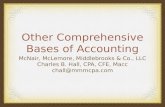 OCBOA - Other Comprehensive Bases of Accounting