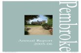 Pembroke College Annual Report 2005-06