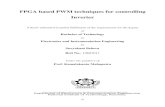 FPGA Based PWM Techniques for Controlling Inverter