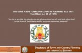 The Tamil Nadu Town & Country Planning Act,1971