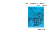 Corbin Technical Bulletin Volume 1