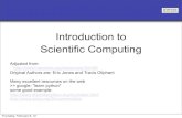 Introduction to Scientific Computing Using Python