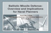 Ballistic Missile Defense Overview for NWC JMO FINAL-Ver1!4!31Jan2012-U