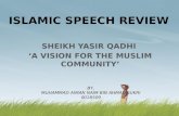 Islamic Speech Review Presentation (ISR)