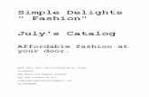 Simple Delights July Catalog 7142012