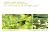 IFRS US GAAP and Mexican FRS Similarities and Differences
