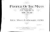 Latin Mass Propers by Laboure- 1922
