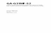Motherboard MANUAL - GA-G31MF-S2 (Rev. 2.0)