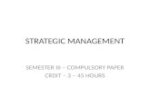Strategic Management-sem III