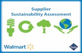 WalMart Supplier Sustainability Assessment