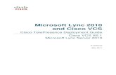 Cisco VCS Microsoft Lync 2010 Deployment Guide X6-1