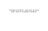 Industry Analysis of Pen Industry