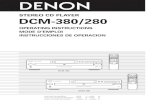 Denon DCM-380 User Manual