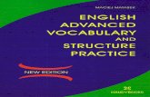 English Advanced Vocabulary and Structure Practice - Book