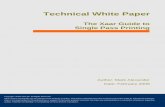 Xaar Guide to Single Pass Printing White Paper