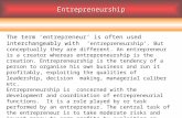 Unit 1 Entrepreneurship