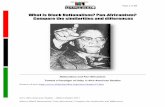 What is Nationalism? Pan-Africanism?: Compare the Similarities and Differences