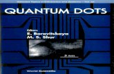 Quantum Dots .E. Borovitskaya.M S Shur. Book