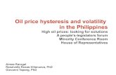 Oil Price Hysteresis and volatility in the Philippines