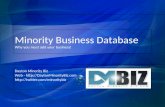 Minority Business Database - Be found on Google!