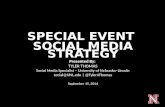 Special Events Social Media Strategy
